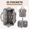 imageLOVEVOOK Laptop Backpack for Women Teacher Bag Work Backpack Purse Laptop Computer Back Pack Business Travel Backpack Nursing College School Bookbag 156 Inch BlackBeigeBrownGreybrown
