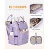 imageLOVEVOOK Laptop Backpack for Women Teacher Bag Work Backpack Purse Laptop Computer Back Pack Business Travel Backpack Nursing College School Bookbag 156 Inch BlackBeigeBrownPurplepurple