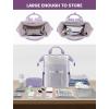 imageLOVEVOOK Laptop Backpack for Women Teacher Bag Work Backpack Purse Laptop Computer Back Pack Business Travel Backpack Nursing College School Bookbag 156 Inch BlackBeigeBrownPurplebeige
