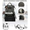 imageLOVEVOOK Laptop Backpack for Women Teacher Bag Work Backpack Purse Laptop Computer Back Pack Business Travel Backpack Nursing College School Bookbag 156 Inch BlackBeigeBrownDark Greybrown