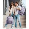 imageLOVEVOOK Laptop Backpack for Women Teacher Bag Work Backpack Purse Laptop Computer Back Pack Business Travel Backpack Nursing College School Bookbag 156 Inch BlackBeigeBrownPurplepurple
