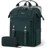 imageLOVEVOOK Laptop Backpack for Women Teacher Bag Work Backpack Purse Laptop Computer Back Pack Business Travel Backpack Nursing College School Bookbag 156 Inch BlackBeigeBrownDark Greendark Green