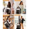 imageLOVEVOOK Laptop Backpack for Women Teacher Bag Work Backpack Purse Laptop Computer Back Pack Business Travel Backpack Nursing College School Bookbag 156 Inch BlackBeigeBrownBlackbeigebrown