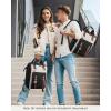 imageLOVEVOOK Laptop Backpack for Women Teacher Bag Work Backpack Purse Laptop Computer Back Pack Business Travel Backpack Nursing College School Bookbag 156 Inch BlackBeigeBrownBlackbeigebrown