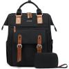 imageLOVEVOOK Laptop Backpack for Women Teacher Bag Work Backpack Purse Laptop Computer Back Pack Business Travel Backpack Nursing College School Bookbag 156 Inch BlackBeigeBrown1 Blackbrown