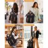 imageLOVEVOOK Laptop Backpack for Women Teacher Bag Work Backpack Purse Laptop Computer Back Pack Business Travel Backpack Nursing College School Bookbag 156 Inch BlackBeigeBrown1 Blackbrown