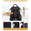 imageLOVEVOOK Laptop Backpack for Women Teacher Bag Work Backpack Purse Laptop Computer Back Pack Business Travel Backpack Nursing College School Bookbag 156 Inch BlackBeigeBrownBlackbeigebrown