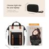 imageLOVEVOOK Laptop Backpack for Women Teacher Bag Work Backpack Purse Laptop Computer Back Pack Business Travel Backpack Nursing College School Bookbag 156 Inch BlackBeigeBrownBlackbeigebrown