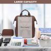 imageLOVEVOOK Laptop Backpack for Women Teacher Bag Work Backpack Purse Laptop Computer Back Pack Business Travel Backpack Nursing College School Bookbag 156 Inch BlackBeigeBrownCoffeeblack