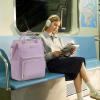 imageLOVEVOOK Laptop Backpack for Women with Giant Tumbler Holder Pocket 156 inch Travel Work Backpack Purse for Nurse Teacher Waterproof School Bag College Bookbag Cute Casual Daypack for GirlsLight Purple
