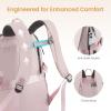 imageLOVEVOOK Laptop Backpack for Women with Pouch Pocket for Large Capacity Cup156 Inch Work Computer Laptop Bag College Teacher Backpack PurseLightweight Travel Hiking Overnight BagWhiteBean GreenKhaki