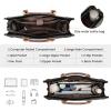 imageLOVEVOOK Laptop Bag for Women 156 inch Laptop Tote Bag Vintage Work Bags for Women Computer Bag Office Briefcase HandbagBlack  Brown