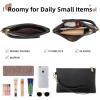 imageLOVEVOOK Laptop Bag for Women 156 inch Laptop Tote Bag Vintage Work Bags for Women Computer Bag Office Briefcase HandbagBlack  Brown