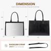 imageLOVEVOOK Laptop Bag for Women 156 inch Laptop Tote Bag Vintage Work Bags for Women Computer Bag Office Briefcase HandbagBlack