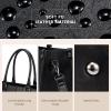 imageLOVEVOOK Laptop Bag for Women 156 inch Laptop Tote Bag Vintage Work Bags for Women Computer Bag Office Briefcase HandbagBlack