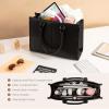 imageLOVEVOOK Laptop Bag for Women 156 inch Laptop Tote Bag Vintage Work Bags for Women Computer Bag Office Briefcase HandbagBlack
