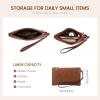 imageLOVEVOOK Laptop Bag for Women 156 inch Laptop Tote Bag Vintage Work Bags for Women Computer Bag Office Briefcase HandbagDark Brown