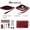 imageLOVEVOOK Laptop Bag for Women 156 inch Laptop Tote Bag Vintage Work Bags for Women Computer Bag Office Briefcase HandbagDark Red