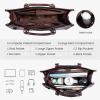 imageLOVEVOOK Laptop Bag for Women 156 inch Laptop Tote Bag Vintage Work Bags for Women Computer Bag Office Briefcase HandbagFuchsia