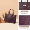 imageLOVEVOOK Laptop Bag for Women 156 inch Laptop Tote Bag Vintage Work Bags for Women Computer Bag Office Briefcase HandbagFuchsia