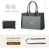 imageLOVEVOOK Laptop Bag for Women 156 inch Laptop Tote Bag Vintage Work Bags for Women Computer Bag Office Briefcase HandbagGreen Embossed