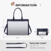 imageLOVEVOOK Laptop Bag for Women 156 inch Laptop Tote Bag Vintage Work Bags for Women Computer Bag Office Briefcase HandbagIndigo Ink1