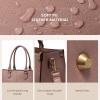 imageLOVEVOOK Laptop Bag for Women 156 inch Laptop Tote Bag Vintage Work Bags for Women Computer Bag Office Briefcase HandbagPink