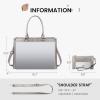 imageLOVEVOOK Laptop Bag for Women 156 inch Laptop Tote Bag Vintage Work Bags for Women Computer Bag Office Briefcase HandbagSmoke Gray