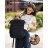 imageLOVEVOOK Puffer Laptop Backpack for Women 156 Inch Work Backpack purse for Nurse Teacher College Back to School Bookbag for Teen Girls Personal Item Travel Bag Computer Daypack for Daily CommuteBlack
