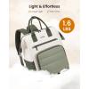 imageLOVEVOOK Puffer Laptop Backpack for Women 156 Inch Work Backpack purse for Nurse Teacher College Back to School Bookbag for Teen Girls Personal Item Travel Bag Computer Daypack for Daily CommuteGreenbeige