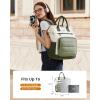 imageLOVEVOOK Puffer Laptop Backpack for Women 156 Inch Work Backpack purse for Nurse Teacher College Back to School Bookbag for Teen Girls Personal Item Travel Bag Computer Daypack for Daily CommuteGreenbeige