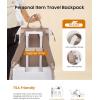 imageLOVEVOOK Puffer Laptop Backpack for Women 156 Inch Work Backpack purse for Nurse Teacher College Back to School Bookbag for Teen Girls Personal Item Travel Bag Computer Daypack for Daily CommuteBeigekhaki