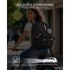 imageLOVEVOOK School Backpack for Teen Girls Waterproof Student Backpack Purse Cute Kid Bookbag with Chest Strap Back to School Backpacks Fit 156 Inch Laptop College Travel Back Pack Casual DaypackBlack