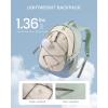 imageLOVEVOOK School Backpack for Teen Girls Waterproof Student Backpack Purse Cute Kid Bookbag with Chest Strap Back to School Backpacks Fit 156 Inch Laptop College Travel Back Pack Casual DaypackBeige