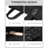 imageLOVEVOOK Tote Bag for Women Large Puffer Tote Bag with Zipper Quilted Light Work BagBlack