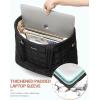 imageLOVEVOOK Tote Bag for Women Large Puffer Tote Bag with Zipper Quilted Light Work BagBlack