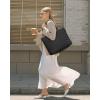 imageLOVEVOOK Tote Bag for Women Large Puffer Tote Bag with Zipper Quilted Light Work BagBlack