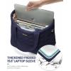imageLOVEVOOK Tote Bag for Women Large Puffer Tote Bag with Zipper Quilted Light Work BagBlue
