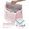 imageLOVEVOOK Tote Bag for Women Large Puffer Tote Bag with Zipper Quilted Light Work BagPink