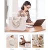 imageLOVEVOOK Tote Bag for Women Large Puffer Tote Bag with Zipper Quilted Light Work BagTaupe