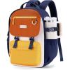 imageLOVEVOOK Backpack with Large Tumbler Holder Pockets156 inch Laptop Daypack Waterproof Travel Bag for WomenCitrus Wave
