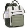 imageLOVEVOOK Puffer Laptop Backpack for Women 156 Inch Work Backpack purse for Nurse Teacher College Back to School Bookbag for Teen Girls Personal Item Travel Bag Computer Daypack for Daily CommuteGreenbeige