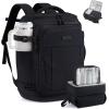 image:imageLOVEVOOK Travel Backpack for Women amp Men 28L Airline Approved Personal Item Carry On Backpack Lightweight with 2 Packing Cubes Waterproof Daypack for Work Gym amp Weekend Travel Slate GreenBlackBlack