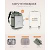 image:imageLOVEVOOK Travel Backpack for Women amp Men 28L Airline Approved Personal Item Carry On Backpack Lightweight with 2 Packing Cubes Waterproof Daypack for Work Gym amp Weekend Travel Slate GreenBlackSlate Greenblack