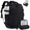 image:imageLOVEVOOK Travel Backpack for Women amp Men 28L Airline Approved Personal Item Carry On Backpack Lightweight with 2 Packing Cubes Waterproof Daypack for Work Gym amp Weekend Travel Slate GreenBlackBlack