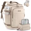 image:imageLOVEVOOK Travel Backpack for Women amp Men 28L Airline Approved Personal Item Carry On Backpack Lightweight with 2 Packing Cubes Waterproof Daypack for Work Gym amp Weekend Travel Slate GreenBlackKhakibeige