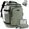 image:imageLOVEVOOK Travel Backpack for Women amp Men 28L Airline Approved Personal Item Carry On Backpack Lightweight with 2 Packing Cubes Waterproof Daypack for Work Gym amp Weekend Travel Slate GreenBlackSlate Greenblack